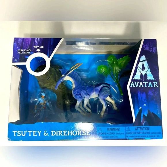 McFarlane - Disney Avatar - World of Pandora Deluxe Set - Tsu-Tey & Direhorse 🌊 - Picture 4 of 8